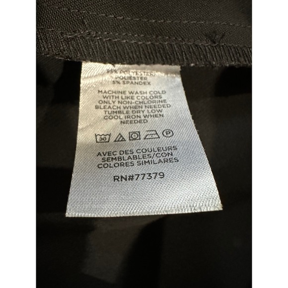 Ann Taylor Womens Black 2 Piece Pant Suit Blazer Trousers Set Size 12P - Picture 11 of 12